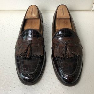 Johnston and Murphy Crocodile Loafers